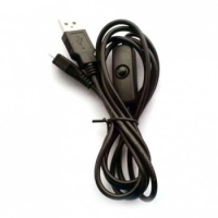 Raspberry power cable micro USB with switch
