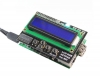 Raspberry Pi 16x2 Alphanumerical LCD Shield with 5 Push Botton and an RGB LED